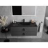 Mexen Atena chiuvetă încastrată în blat 101 x 46 cm, negru mat - 25011070