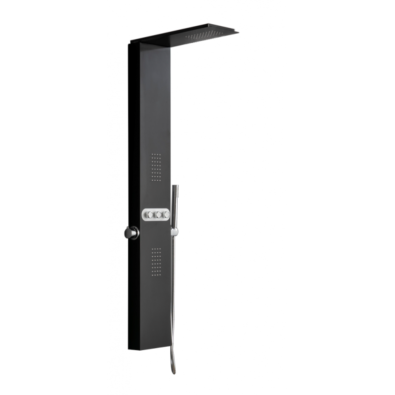 Mexen Omar panou de duș, negru - 7610-03-70