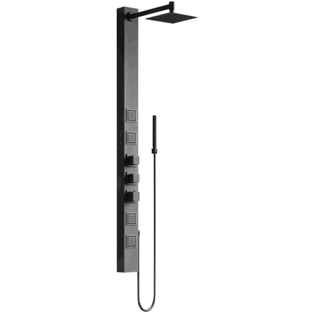 Mexen Orco zuhanypanel, fekete - 7607-03-70