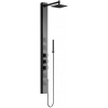 Mexen Orco zuhanypanel, fekete - 7607-03-70