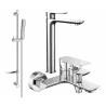 Mexen Alfa Set cadă DF72, crom - 745713DF72-00