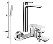 Mexen Alfa Set cadă DF72, crom - 745713DF72-00