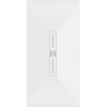 Mexen Toro cabina de ducha rectangular SMC 170 x 70 cm, blanco, tapa blanca - 43107017-W