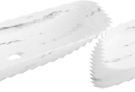 Mexen Rita chiuvetă de blat 45 x 32 cm, piatră albă - 21084582