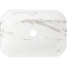 Mexen Rita 45 x 32 cm-es, fehér kő felültethető mosdókagyló - 21084584