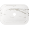 Mexen Rita chiuvetă de blat 45 x 32 cm, piatră albă - 21084584