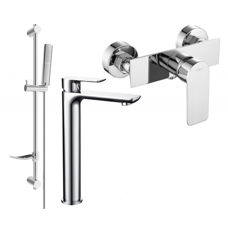 Mexen Alfa Set de duș DF72, crom - 745714DF72-00