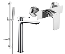 Mexen Alfa Set de duș DF72, crom - 745714DF72-00