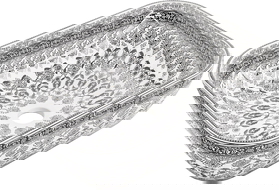 Mexen Rita Umyvoar Pe Blat 45 x 32 cm, Alb/Negru Model - 21084586