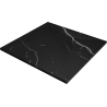 Mexen Hugo cabina de ducha cuadrada SMC 80 x 80 cm, piedra negra - 42758080