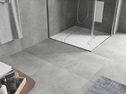 Mexen Hugo cabina de ducha cuadrada SMC 90 x 90 cm, piedra blanca - 42159090