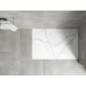 Mexen Hugo cadă rectangulară SMC 100 x 80 cm, piatră albă - 42158010
