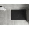 Mexen Hugo téglalap alakú zuhanyzó SMC 100 x 80 cm, fekete kő - 42758010