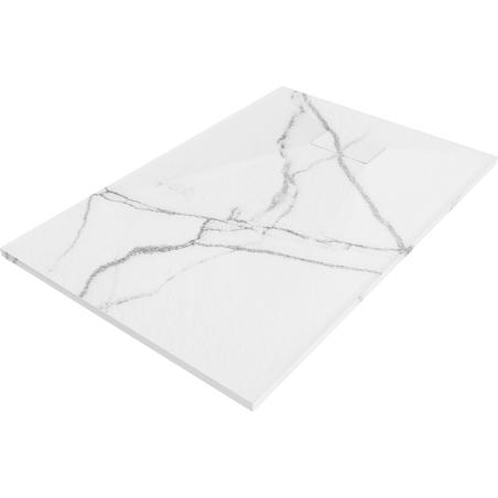 Mexen Hugo tavă de duș dreptunghiulară SMC 120 x 90 cm, piatră albă - 42159012