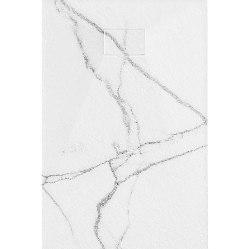 Mexen Hugo tavă de duș dreptunghiulară SMC 120 x 90 cm, piatră albă - 42159012