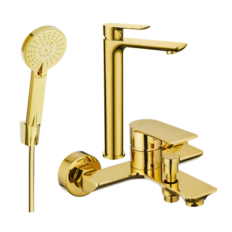 Mexen Alfa Set cadă R40, auriu - 745713R40-50