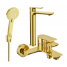 Mexen Alfa Set cadă R40, auriu - 745713R40-50