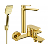 Mexen Alfa R62 fürdőkád szett, arany - 745713R62-50