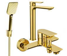 Mexen Alfa R62 set cadă, auriu - 745713R62-50