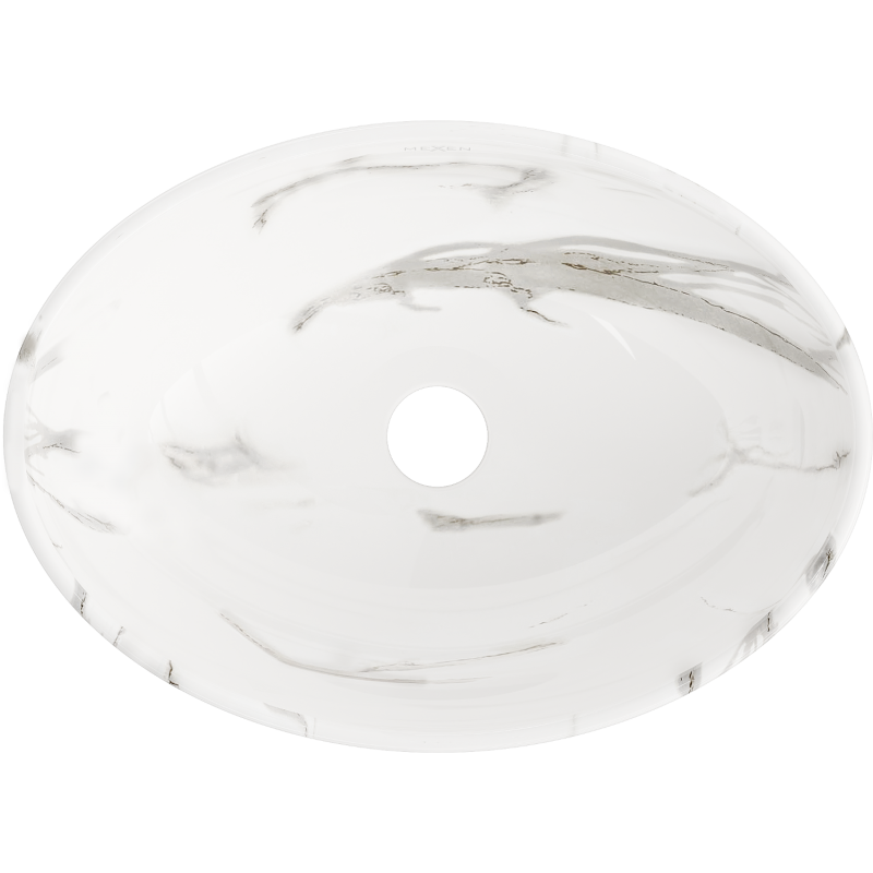 Mexen Elza 40 x 33 cm-es fiókmosdó, fehér kő - 21014082