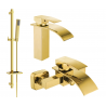 Mexen Aries Set de baie DQ77, auriu - 744803DQ77-50