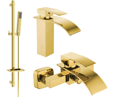 Mexen Aries Set de baie DQ77, auriu - 744803DQ77-50