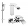 Mexen Aries Set cadă DQ45, crom - 744803DQ45-00