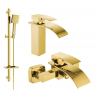 Mexen Aries Set cadă DQ45, auriu - 744803DQ45-50