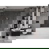 Mexen Velar Duo paravan cadă 2-pliabil glisant 190 x 150 cm, transparent, crom - 896-190-000-02-01