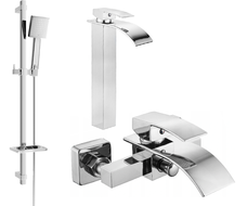 Mexen Aries DQ45 set de baie, crom - 744813DQ45-00