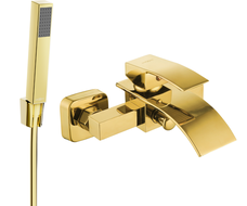 Mexen Aries R77 baterie de cadă cu set de duș, auriu - 74483R77-50