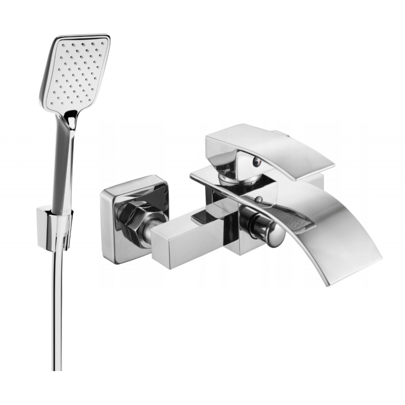 Mexen Aries R62 baterie pentru cadă cu set de duș, crom - 74483R62-00