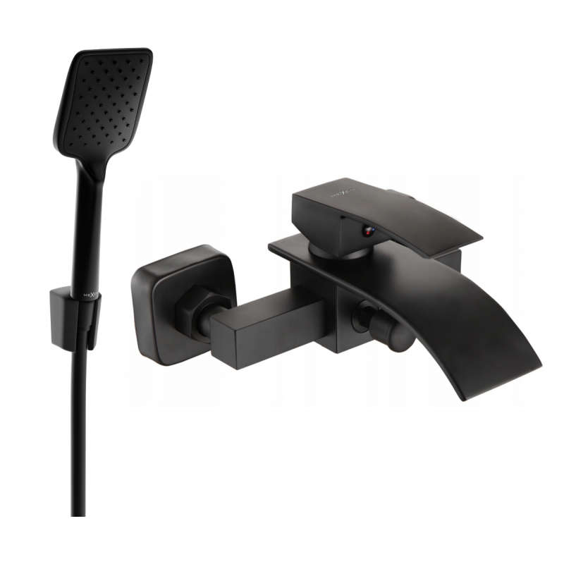 Mexen Aries R62 baterie pentru cadă cu set de duș, negru - 74483R62-70