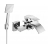 Mexen Aries R45 baterie de cadă cu set de duș, crom - 74483R45-00