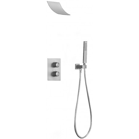 Mexen Salto süllyesztett zuhanyszett, króm - 7604-02-00