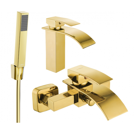 Set de baie Mexen Aries R77, auriu - 744803R77-50
