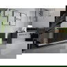 Grătar de igienă Mexen CH10 400 x 1300 mm, conectare laterală, 562 W, antracit - W410H-040-130-66