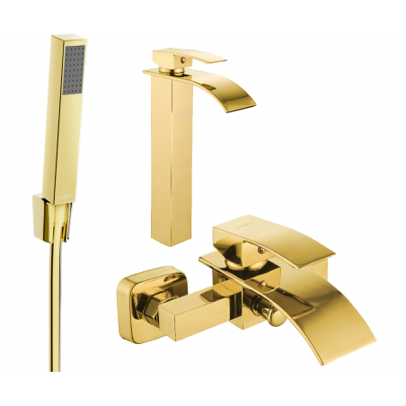 Mexen Aries Set cadă R77, auriu - 744813R77-50