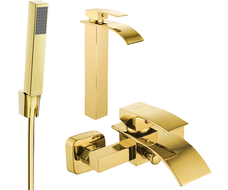 Mexen Aries Set cadă R77, auriu - 744813R77-50