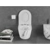 Mexen Lena WC fără ramă cu capac slim cu închidere lentă, duroplast, piatră albă - 30224092
