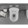 Mexen Lena toaletă wc Rimless cu capac cu cădere lentă slim, duroplast, alb/negru model - 30224095