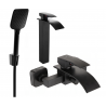 Mexen Aries R62 set pentru cadă, negru - 744813R62-70
