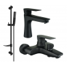 Mexen Axel DF72 set de baie, negru - 73803DF72-70