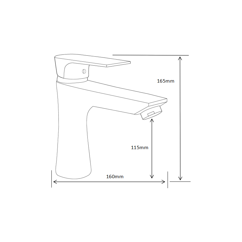 Mexen Axel DF62 set baie, negru - 73803DF62-70