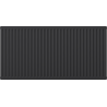 Mexen CH20 Higiéniai lapradiátor 400 x 2800 mm, oldalsó csatlakozás, 2226 W, antracit - W420H-040-280-66