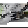 Mexen CH20 Higiéniai lapradiátor 400 x 2800 mm, oldalsó csatlakozás, 2226 W, antracit - W420H-040-280-66