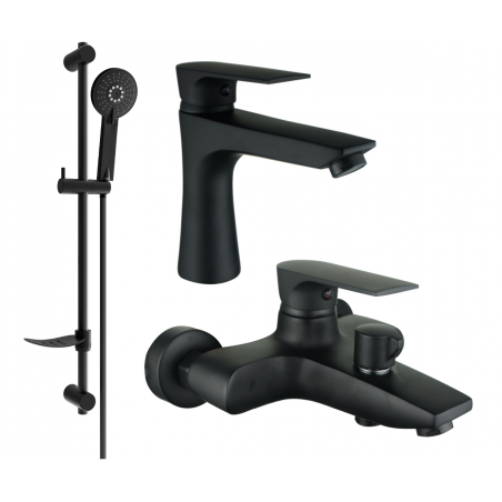 Mexen Axel DF40 set baie, negru - 73803DF40-70