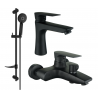 Mexen Axel Set cadă DF40, negru - 73803DF40-70