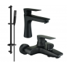 Mexen Axel Set de baie DB72, negru - 73803DB72-70