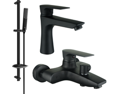 Mexen Axel DB72 set cadă, negru - 73803DB72-70
